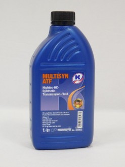 (1 L) MULTISYN ATF (ATF-Dexron III H, III G, III F, II D) Полностью синтетическое красное (для азиатских, американских и европейских авто)
